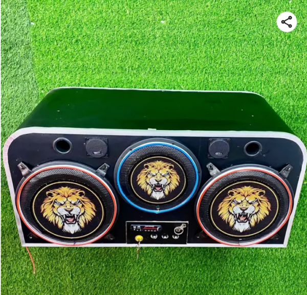 1210 inch front woofer petti black 1