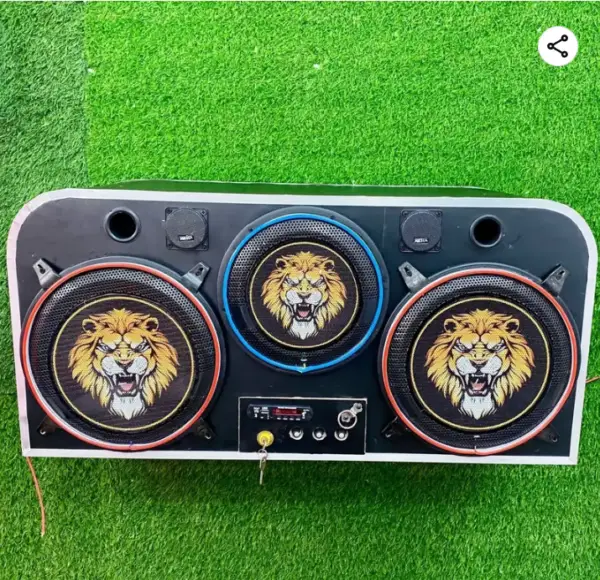 1210 inch front woofer petti black 2